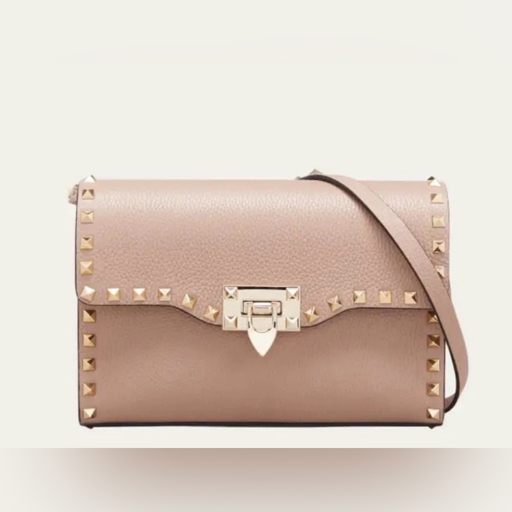 Valentino Garavani Poudre Crossbody Bag with Studs medium new